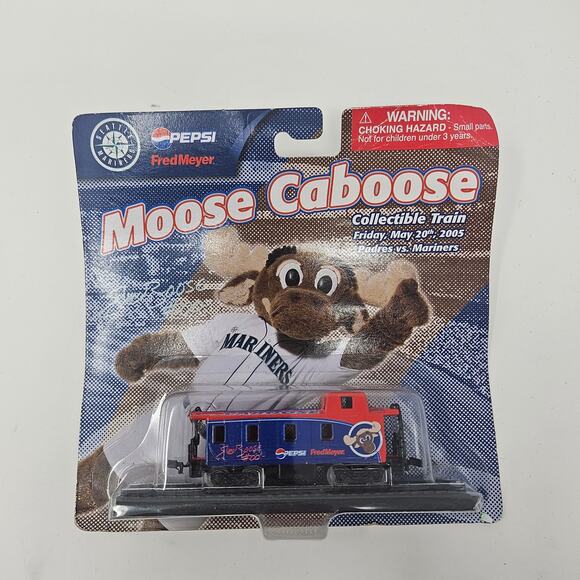 Seattle Mariners Express 2005 Moose Caboose Collectable Train Box Car MLB - Picture 1 of 4